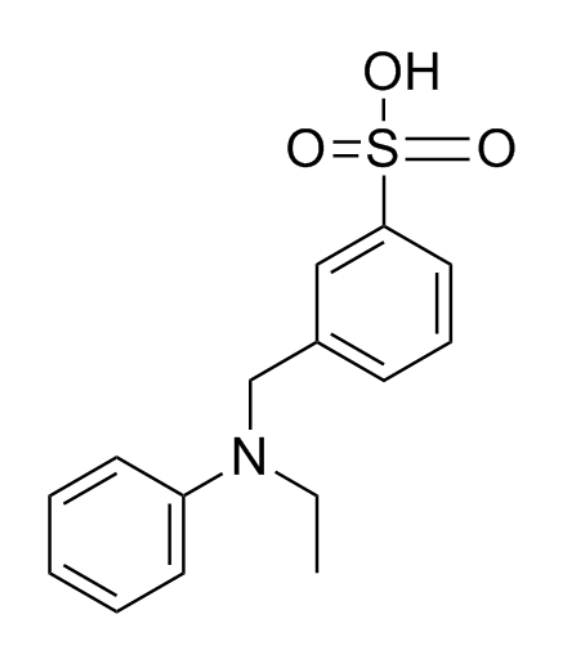 N-ethyl-N-benzylaniline-3'-sulfonic acid (EBASA)